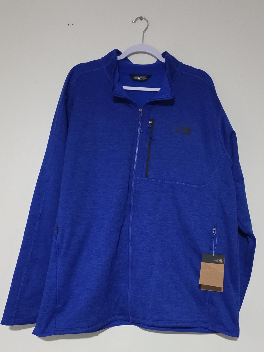 The North Face Men’s Royal Blue Full-Zip Lightweight Jacket